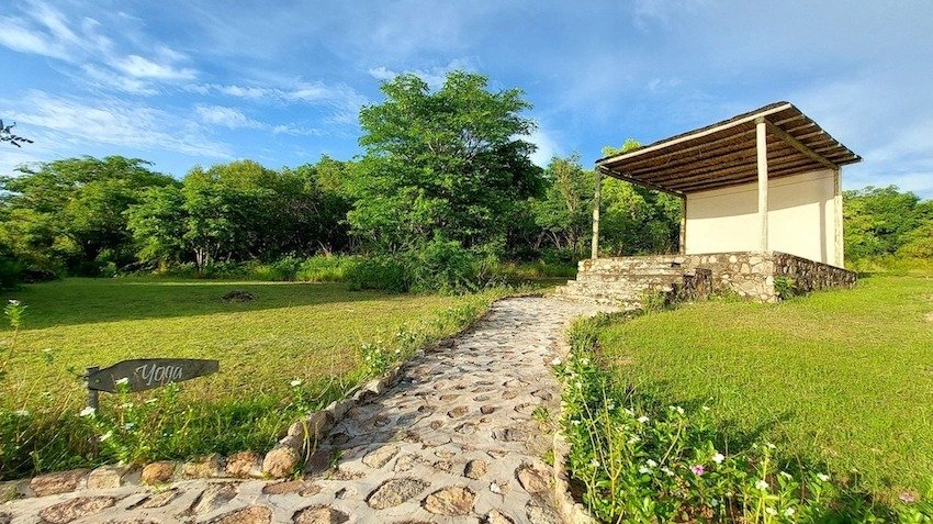 Lake Shore Lodge Yoga deck pathway.jpg