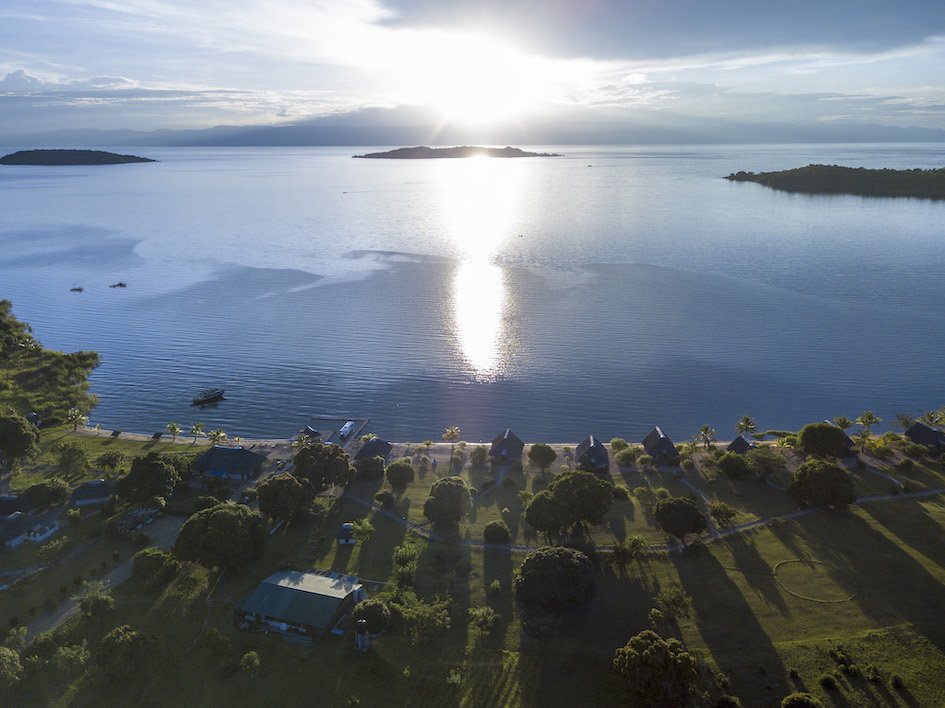 Lake Shore Lodge Lake Tanganyika - Tanzania - View from above looking west.jpg