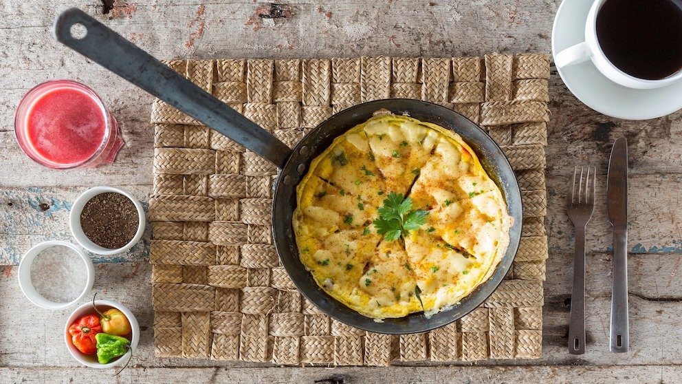 Lake Shore Cuisine Frittata, juice & coffee.jpg
