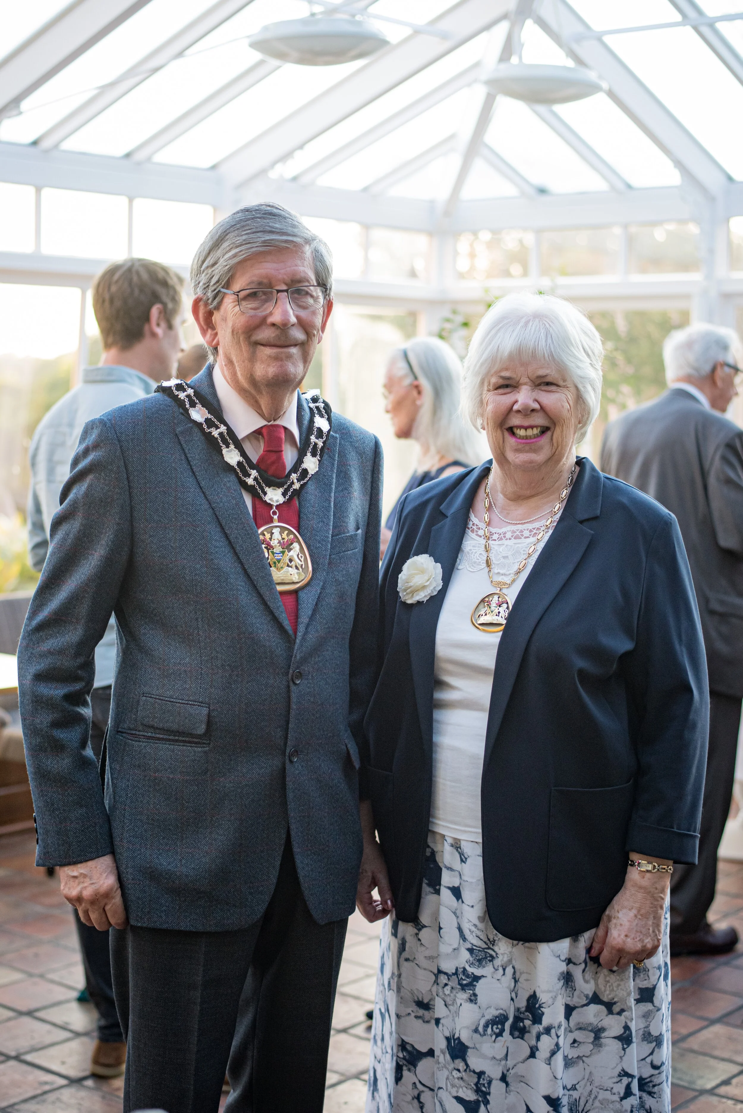 Mayor and Mayoress of Tunbridge Wells, Cllr James Scholes and his wife, Jane Scholes. Photo credit: Craig Matthews
