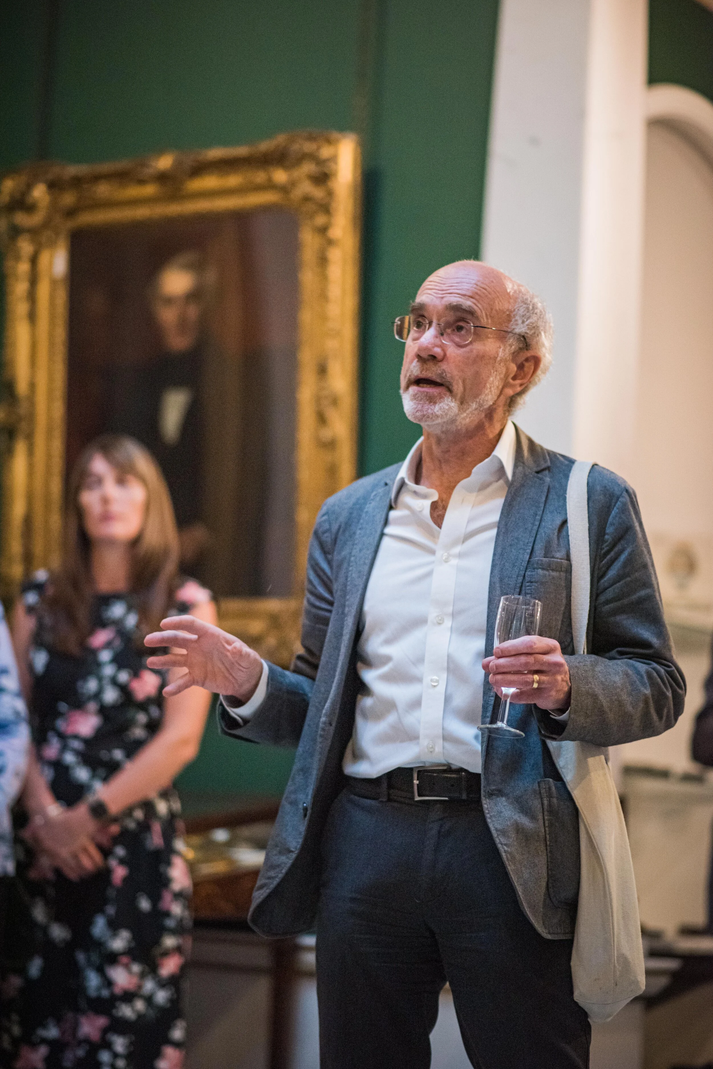 Chris giving a recent talk at Salomons Museum. Photo Credit: Craig Matthews