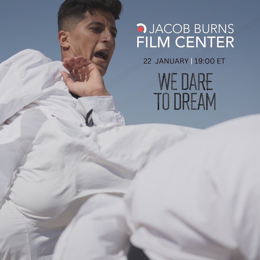 For our friends in New York, don&rsquo;t miss We Dare To Dream at the Jacob Burns Film Center this coming Monday! The screening will include a pre-recorded introduction from our very own @WaadAlKateab, followed by a panel discussion with Neighbours L