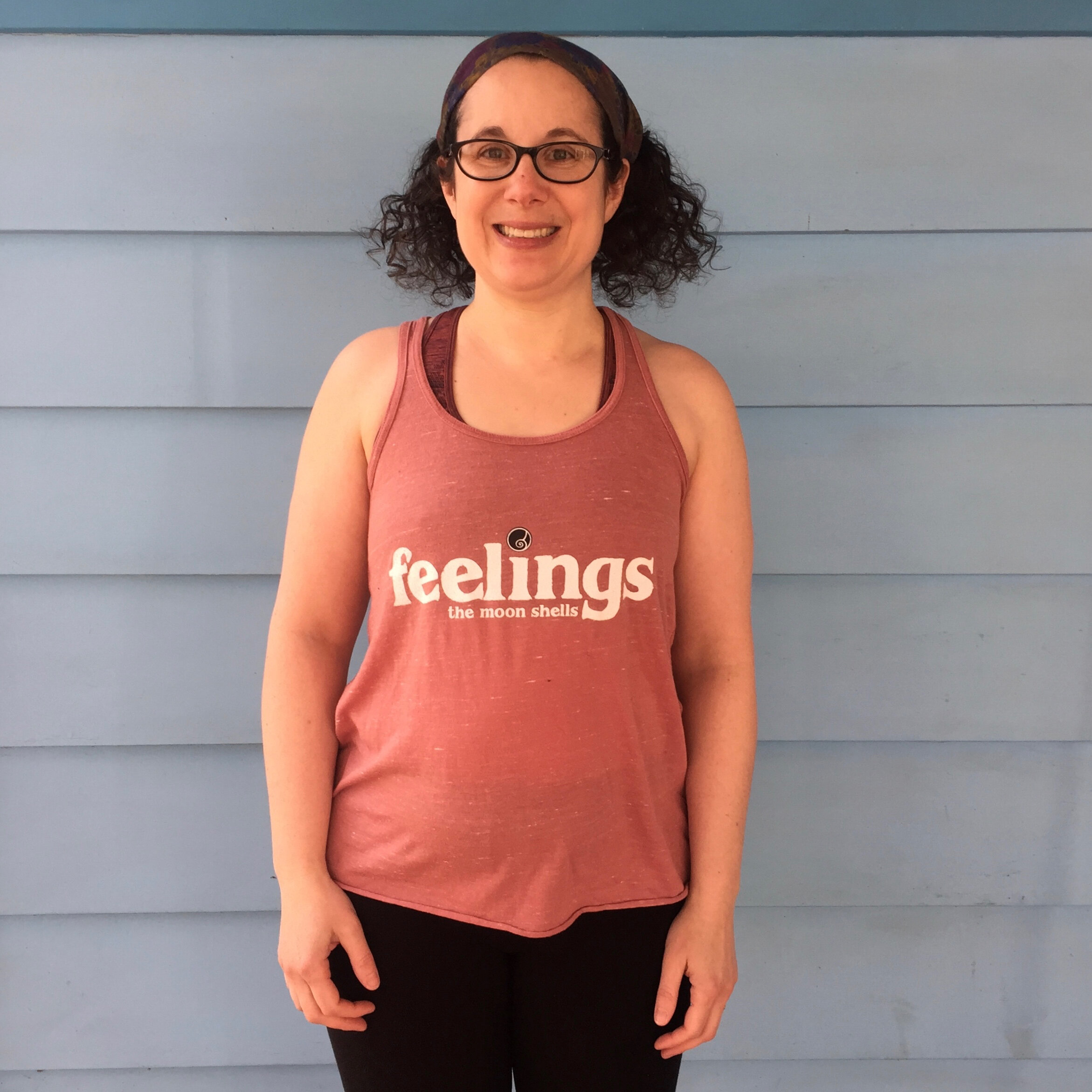 Moon Shells Feelings Razorback Tank