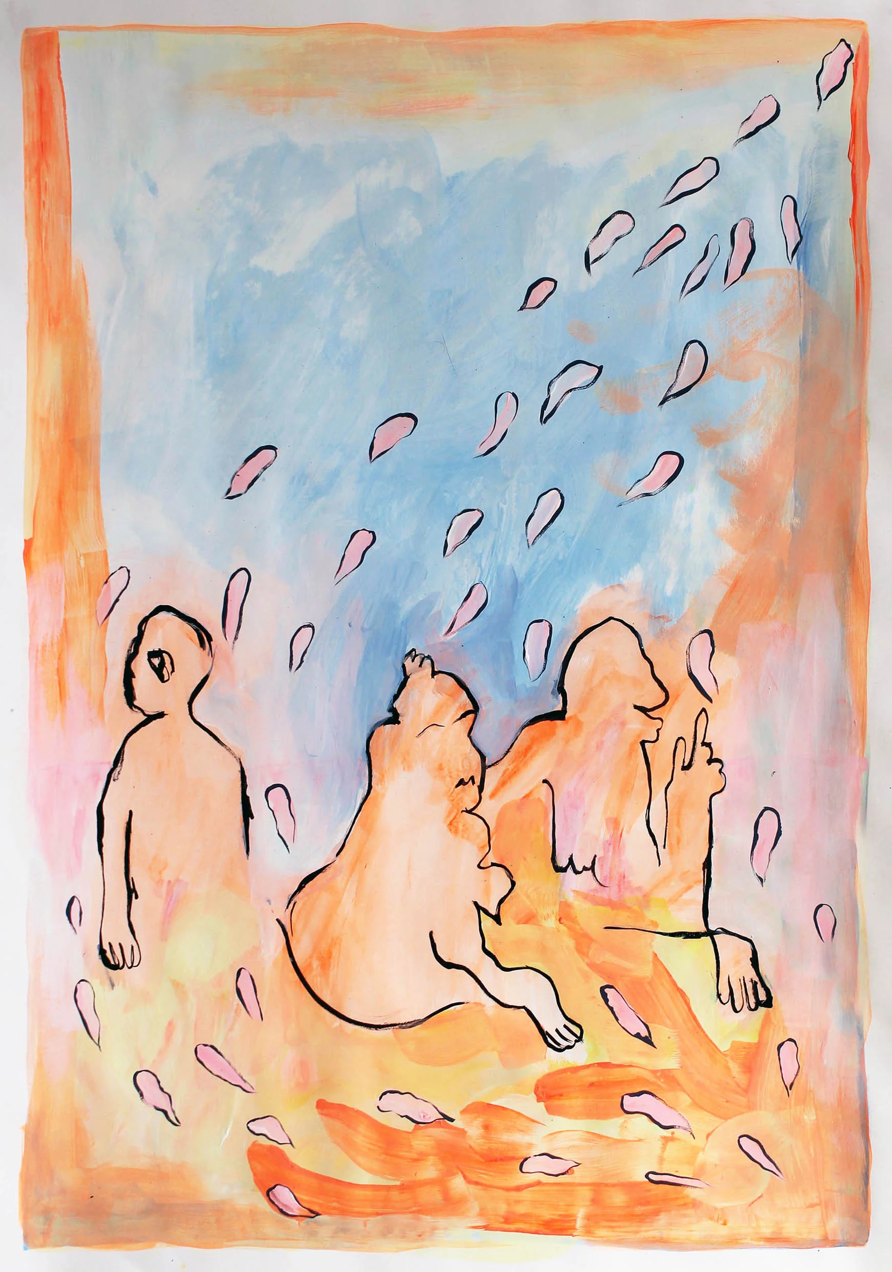 'Fishes Swim Over the Laughing Monkey', 2016