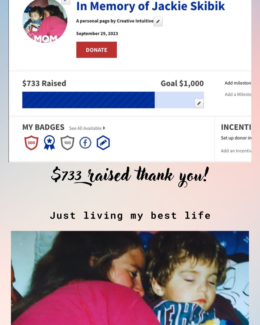 Thank you to everyone who showed up!! 

Tonight we raised $733 for @americancancersociety ❤️👌 

Donate all month long link in Bio 

#breastcancerawareness #americancancersociety #whatnot #fundraising