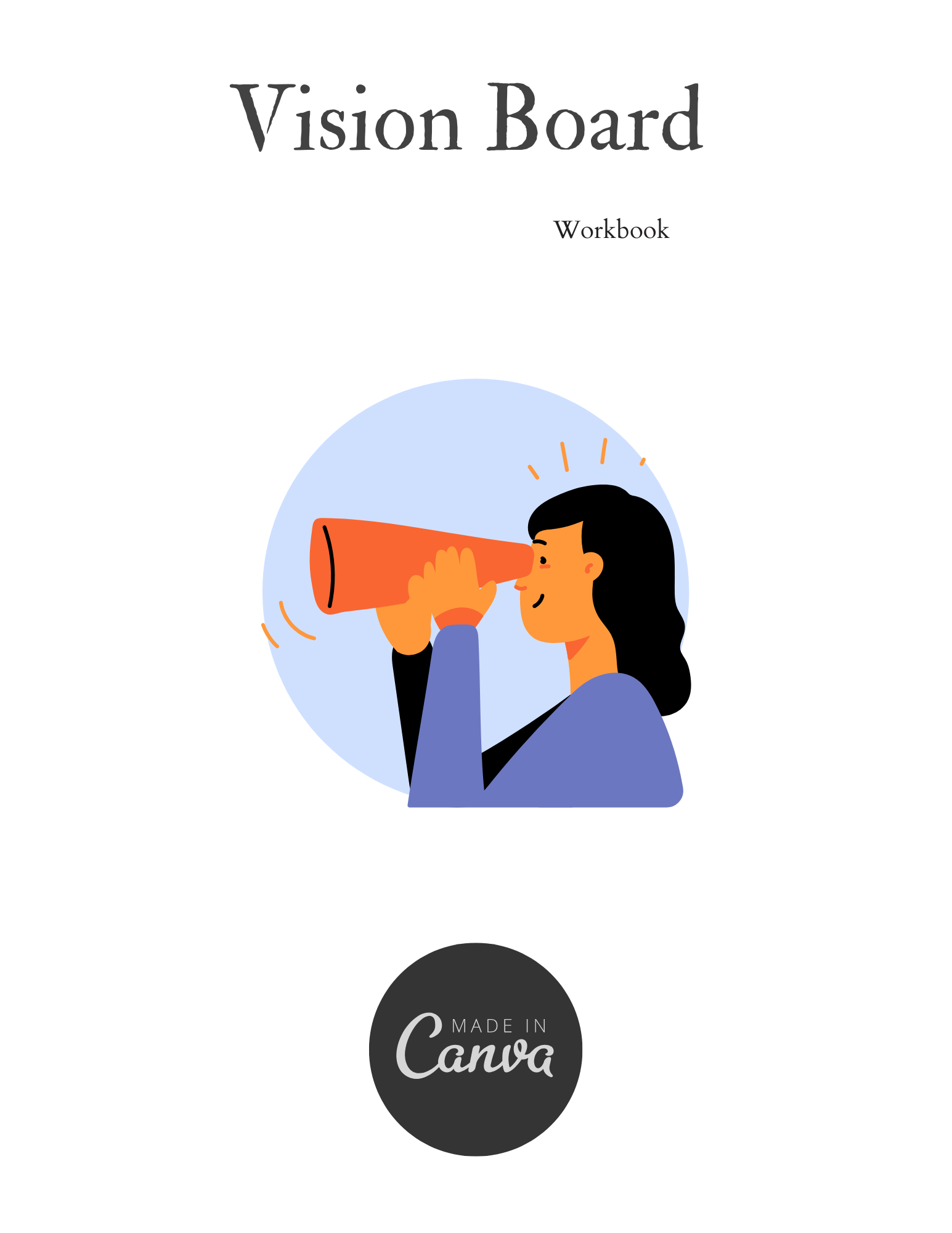 Vision Board workbook