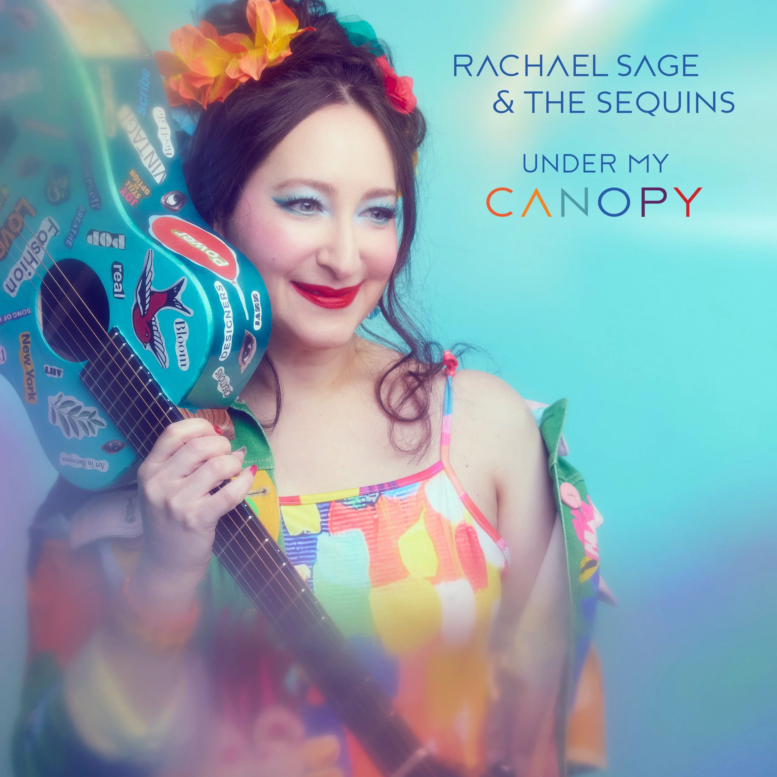 Rachael Sage & The Sequins Under My Canopy album cover, photo by Anna Azarov