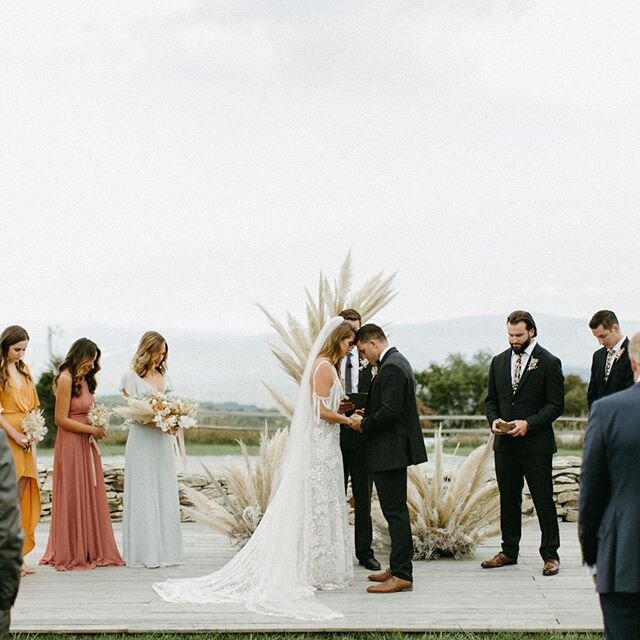 A beautiful reminder that we are not in this alone!!! Photo by @michellelyerly 
Venue @overlookbarn 
Planning @roanweddingandevents 
HMU @emilydawnhmu 
Dress @grace_loves_lace 
Catering @reidscatering_nc