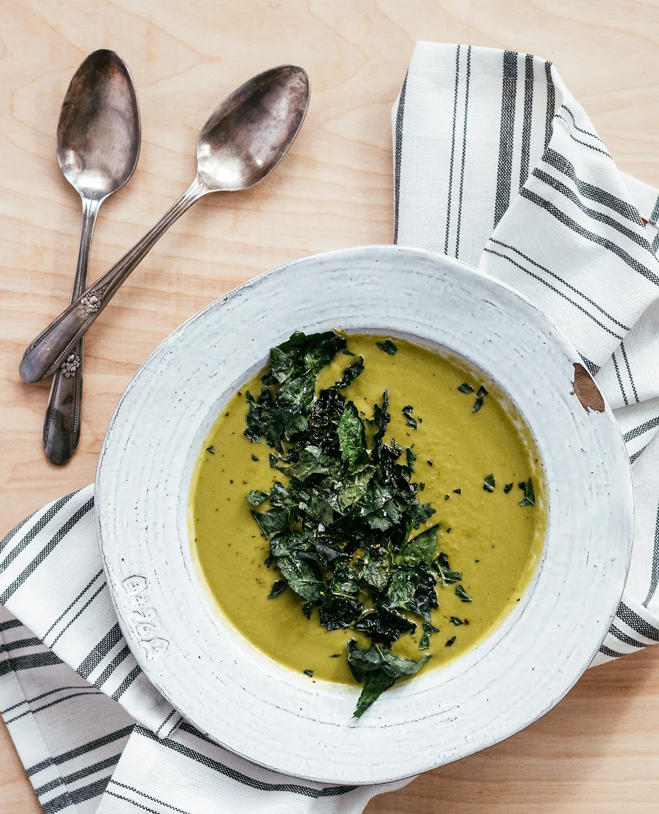 Zuppa di cavolfiori e verza