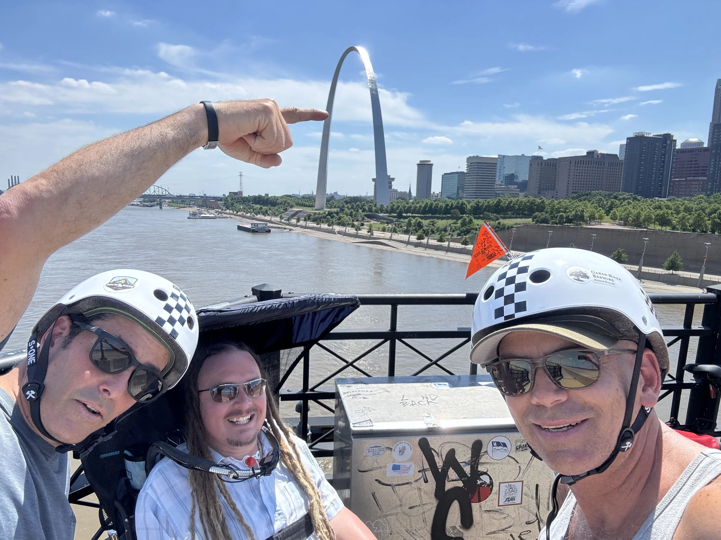 Air Travel, Obstacles, and Crossing Ol' Muddy