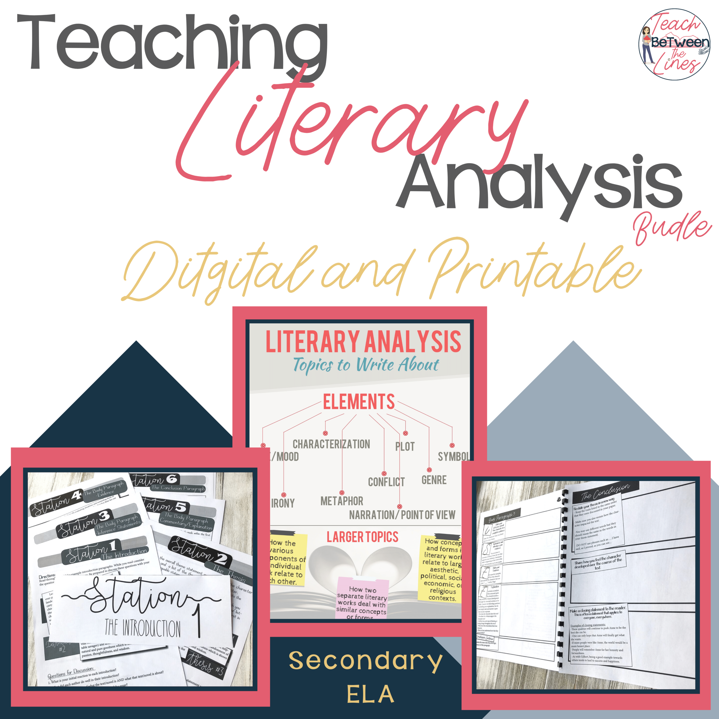 10 Mini Lessons For Teaching Literary Analysis Teach Between The Lines
