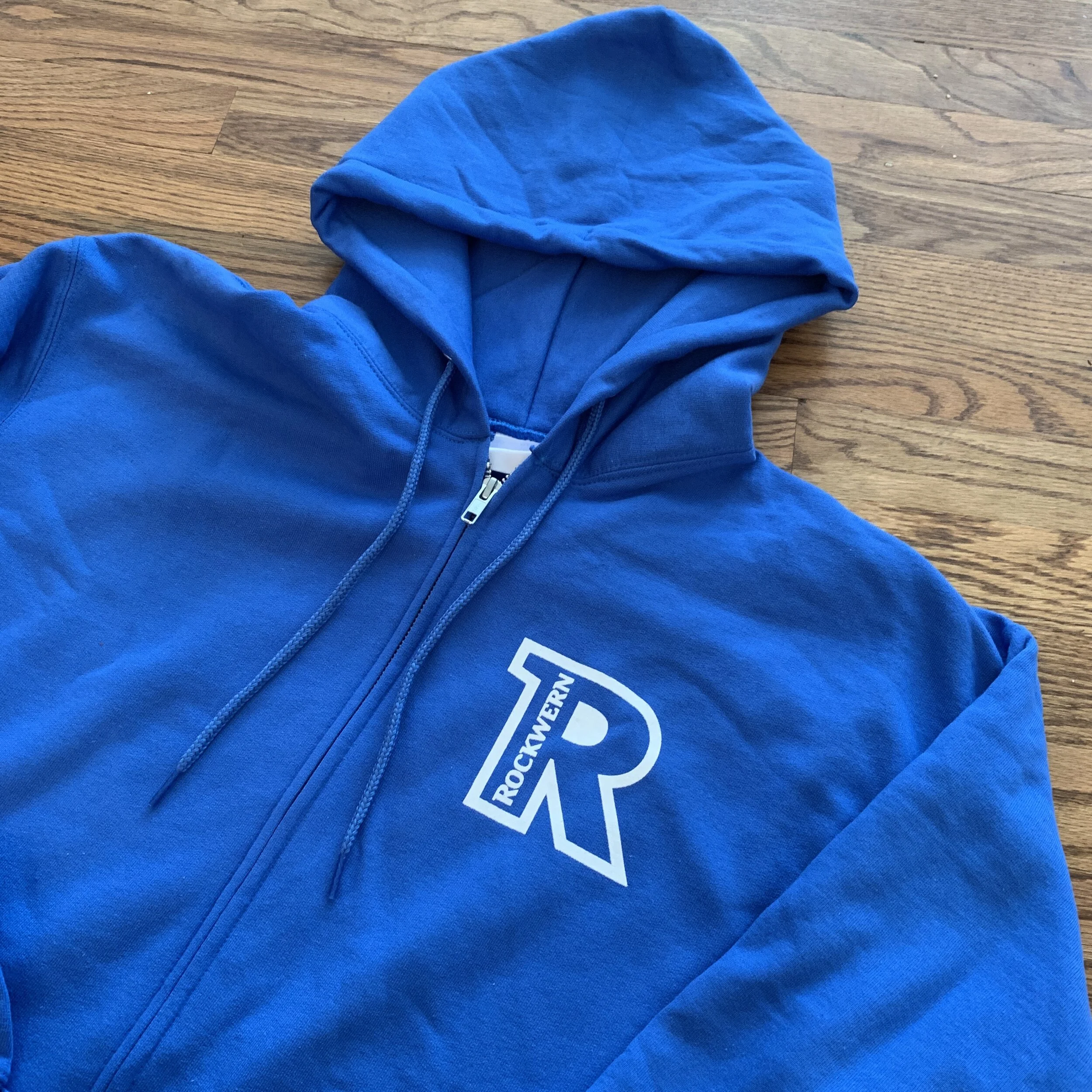 Royal Blue Full Zip Hoodie (Youth + Adult) — Rockwern Academy