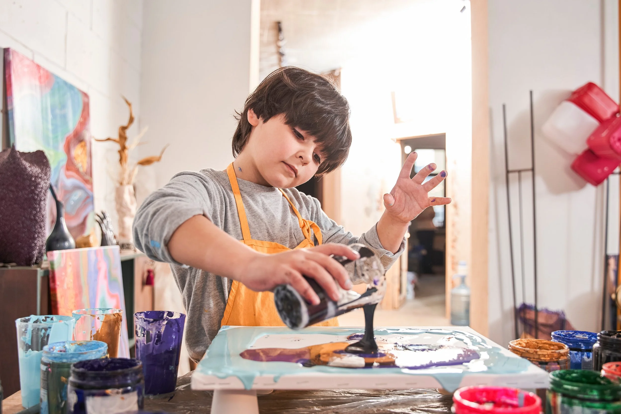 Painting & Independent Projects (Wednesday, Grades 4-8)