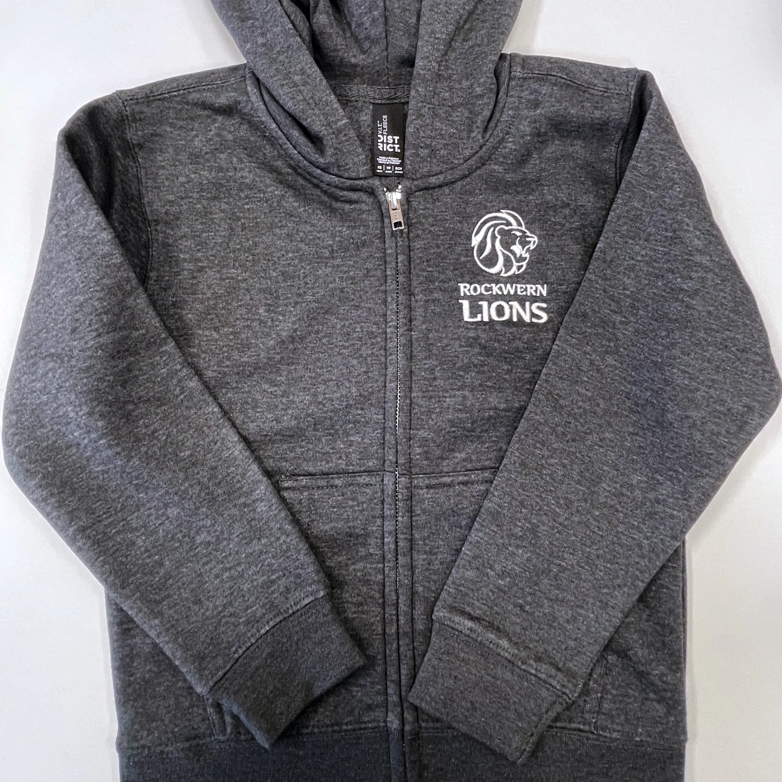 Youth Grey Zip Hoodie