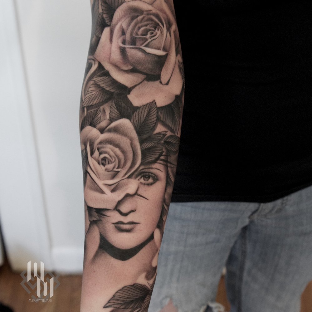 Mason Williams Tattoos Blue Rock Tattoo