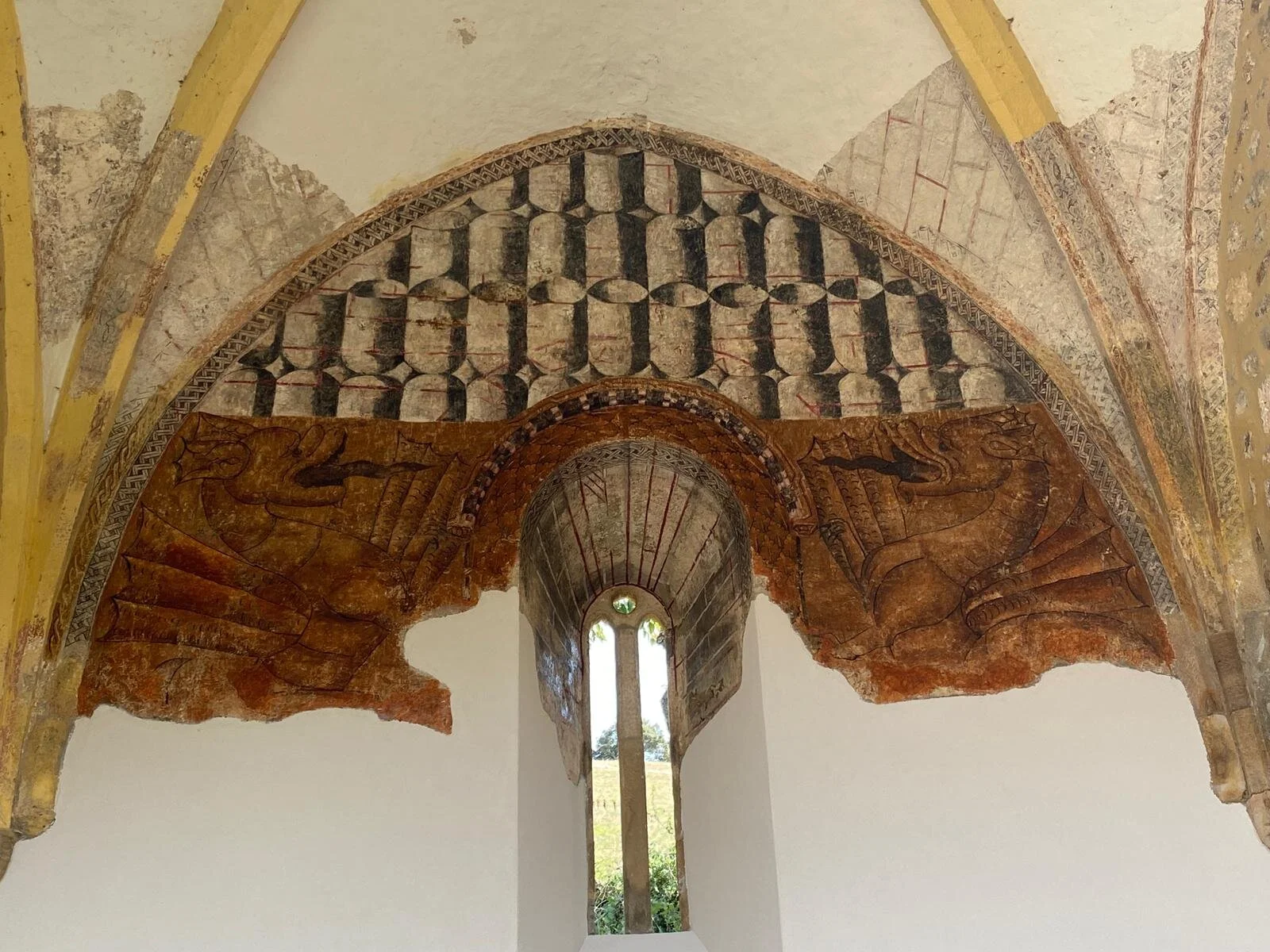 PINTURAS MURALES CEMENTERIO OJEDO RESTAURADAS