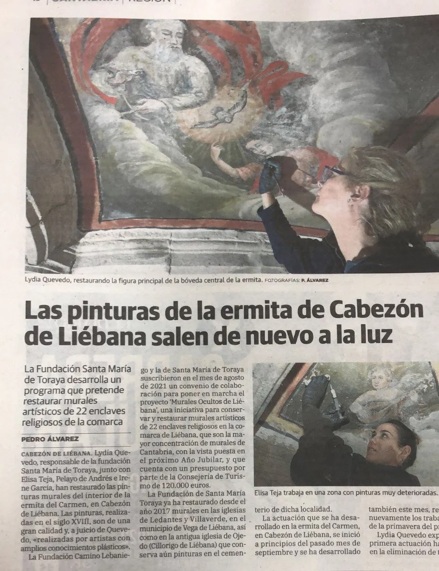 NOTICIA EN PRENSA MURALES OCULTOS