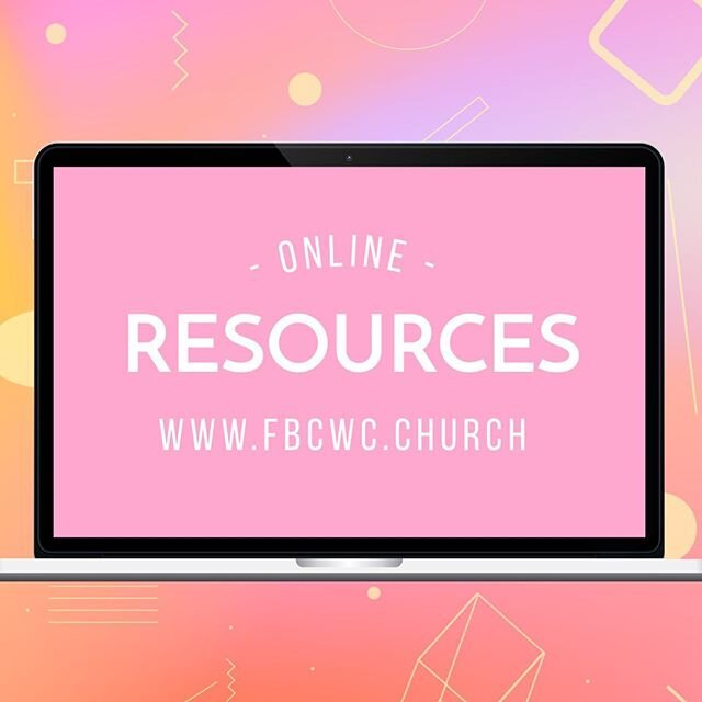 Even though COVID slowed our plans for meeting together, we still want to be here for you and your kiddos! 
Visit www.fbcwc.church/onlineresources for devotionals, coloring pages, app suggestions, AND sign ups for summer blast packets!! The week prio