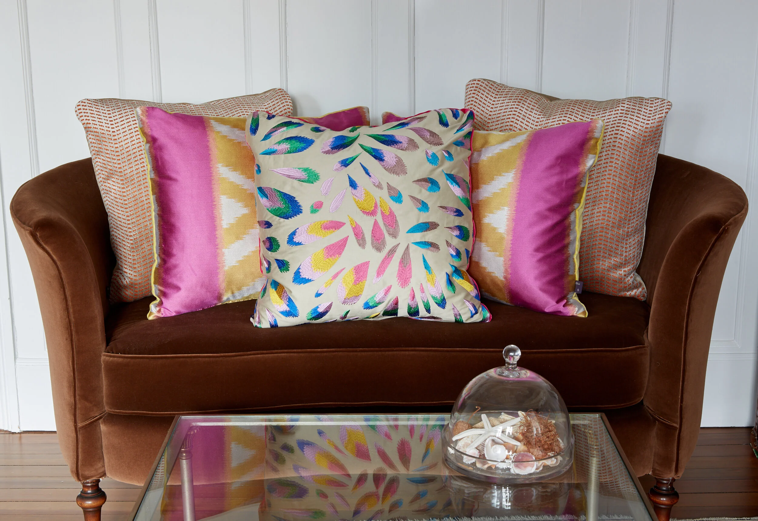 Peacock Boho Pillow Kit