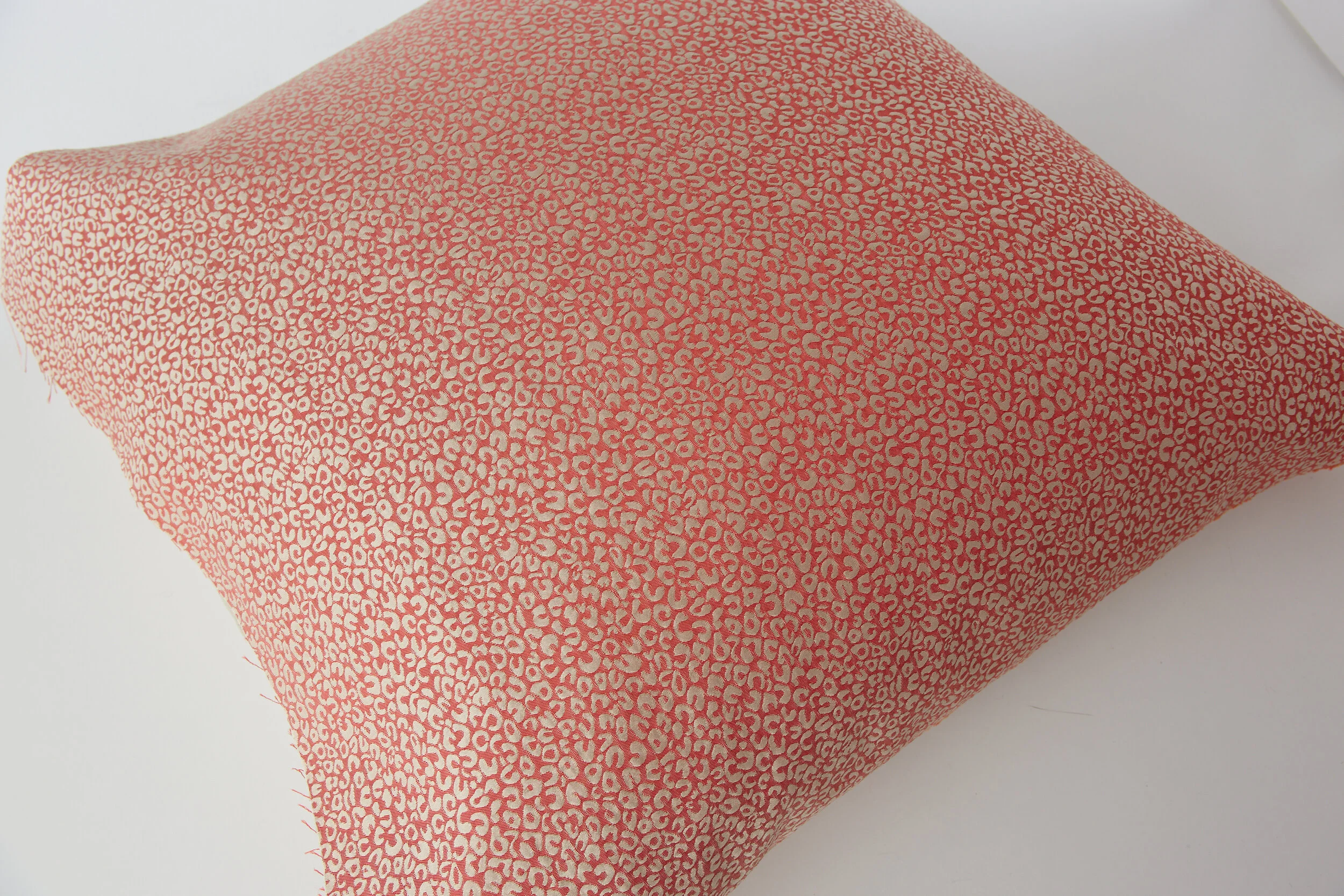 Coral Leopard Pillow