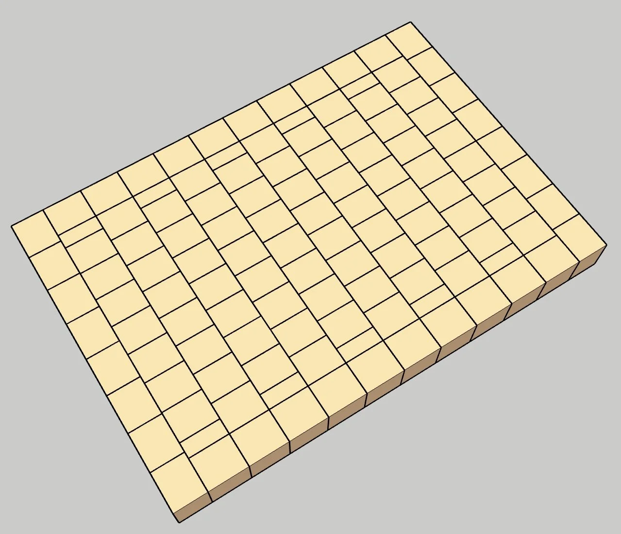 Simulated Hard Maple Color