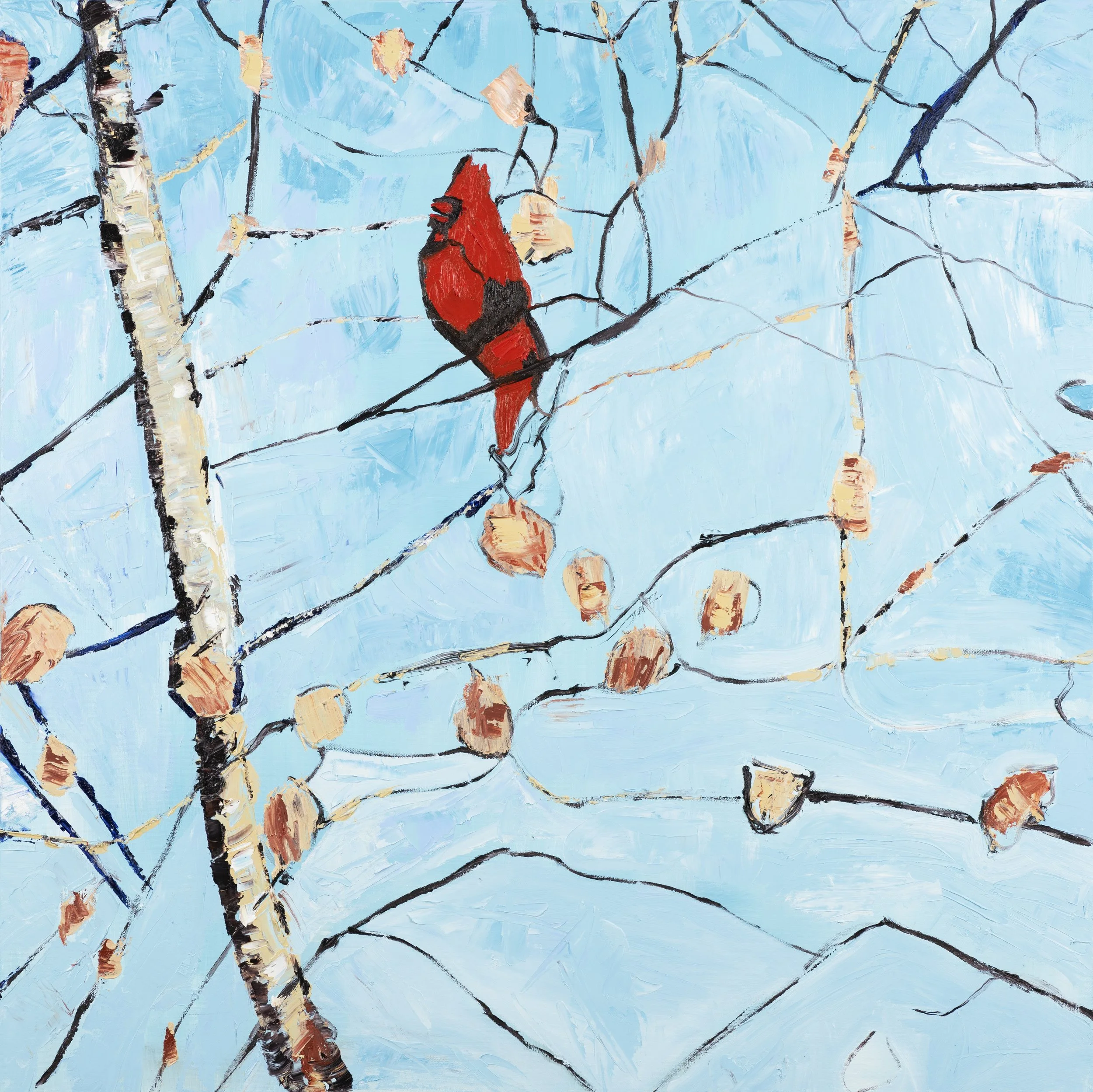 724_Red Cardinal_36x36_Oil on Canvas_2022.jpg