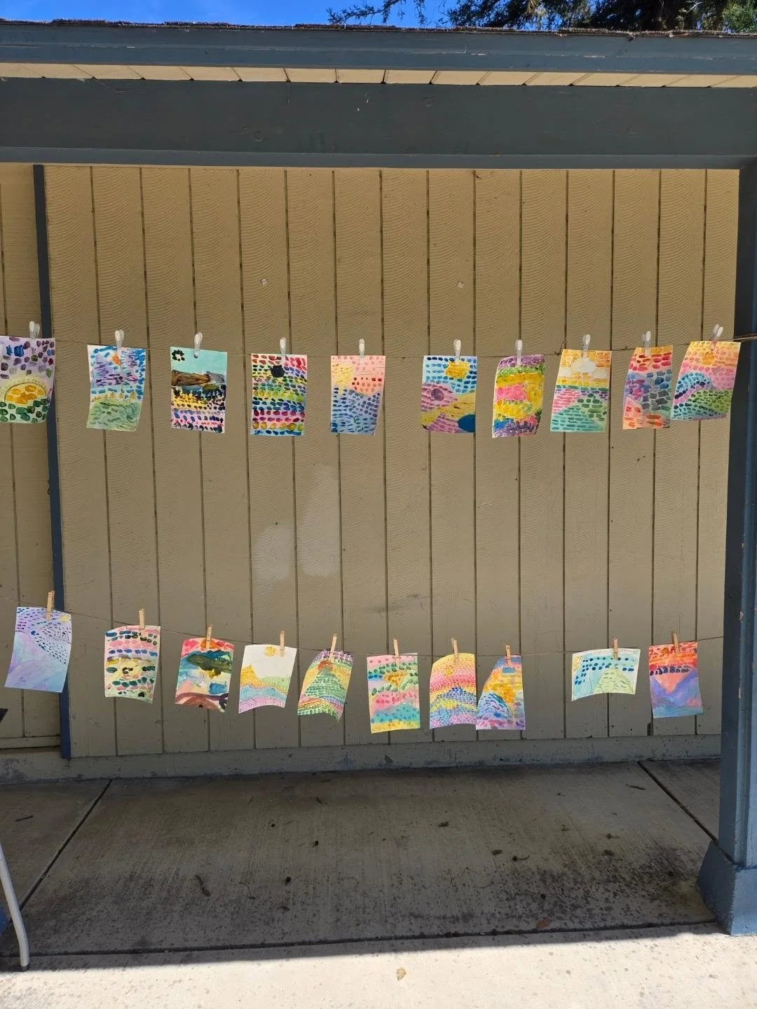 We had such a great time making art inspired by Alma Thomas! We painted with tempura and watercolors, made salt dough for bead mosaics, hunted down specific colored perler beads, made shrinky dinks, and a plate!

#cityofcupertino #bayarea #wilsonpark