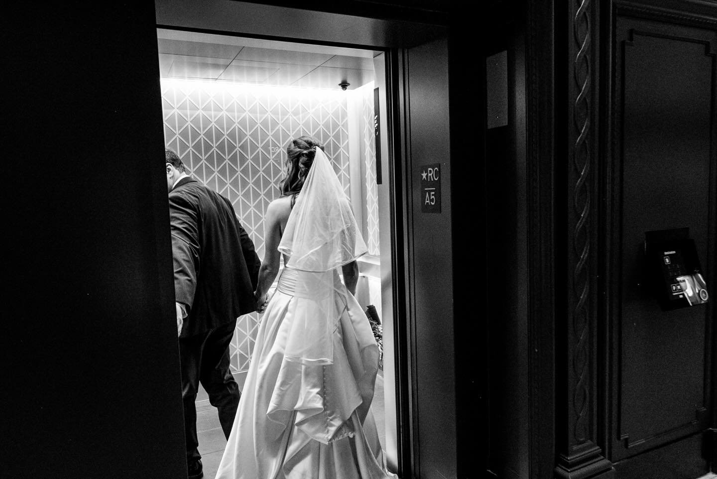 With much anticipation, Angie &amp; Adam head up to join their cherished wedding guests for their stunning reception at Le 9e. 

The backstory to this incredible new downtown wedding &amp; events venue: &ldquo;Le 9e (The 9th) in Montreal&rsquo;s Eato