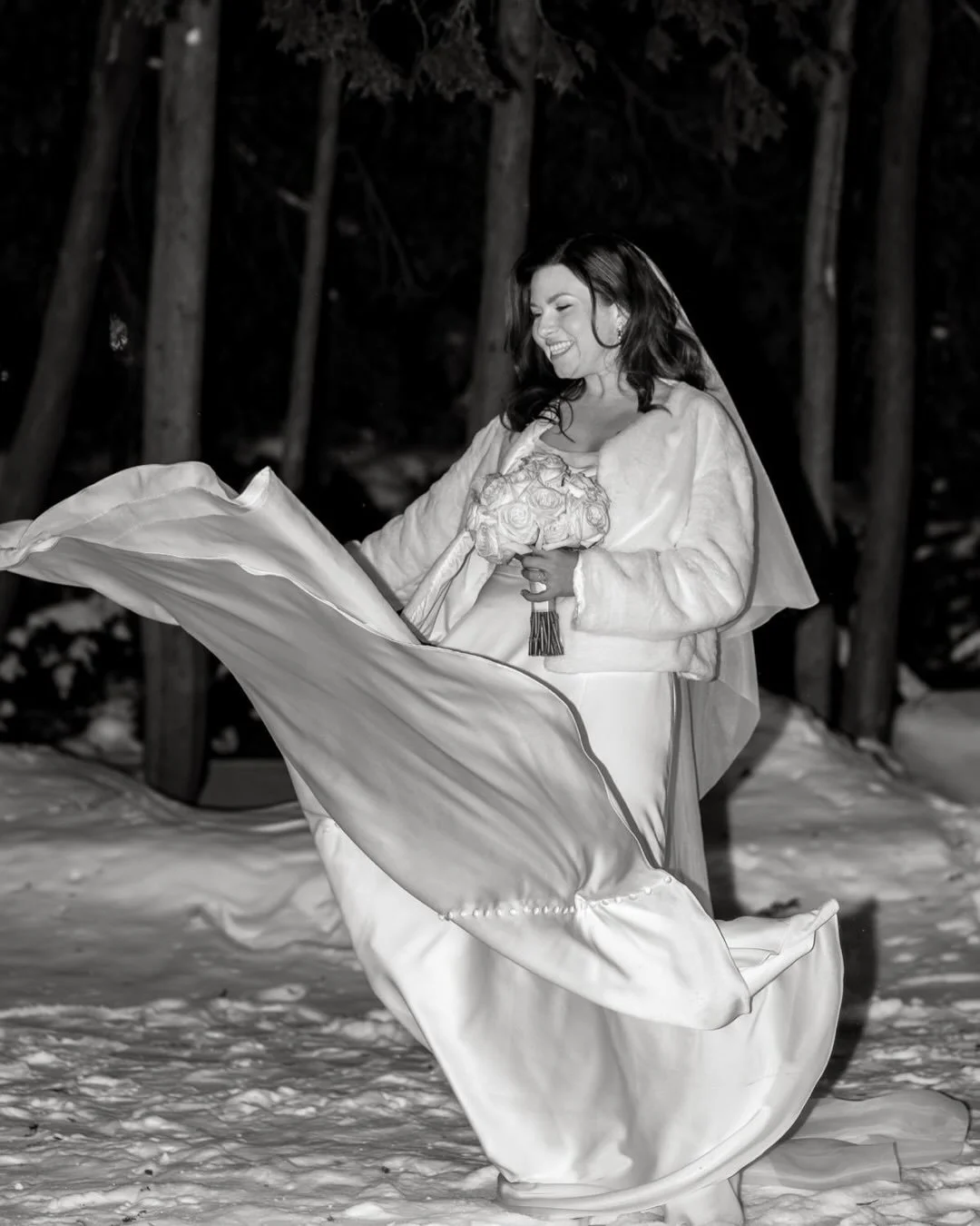 It was a truly heartwarming destination winter wedding for Emily &amp; Austin from getting ready in Old Montreal to their cozy intimate reception at La Toundra. Absolutely thrilled for this marriage of a couple of best friends, and super thankful for