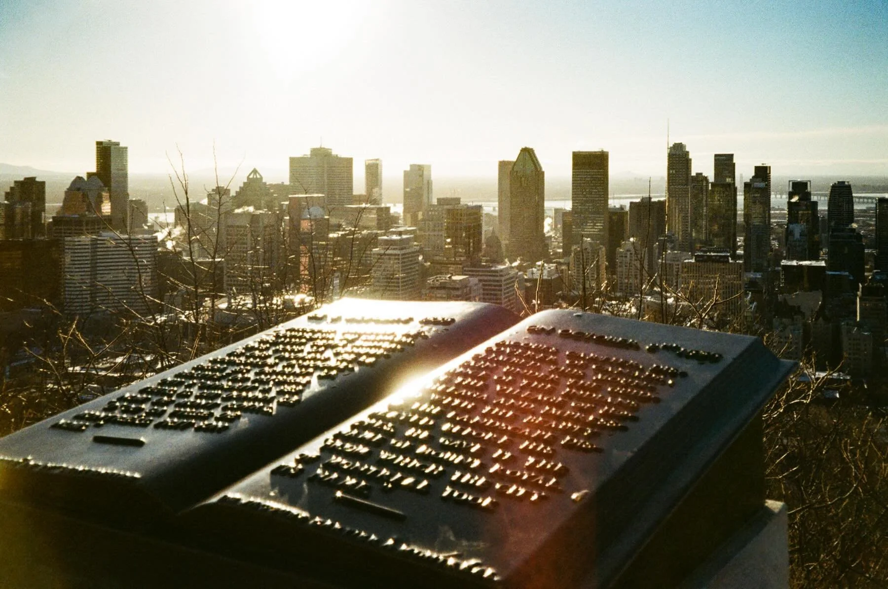 Stopping time only momentarily with this film capture of beautiful glowy Montreal shortly before @dickiehans got down on one knee and asked @mikistev to marry him. That was a really good morning! 💍

🎞️@valerierosenphotography

[montreal, surprise p
