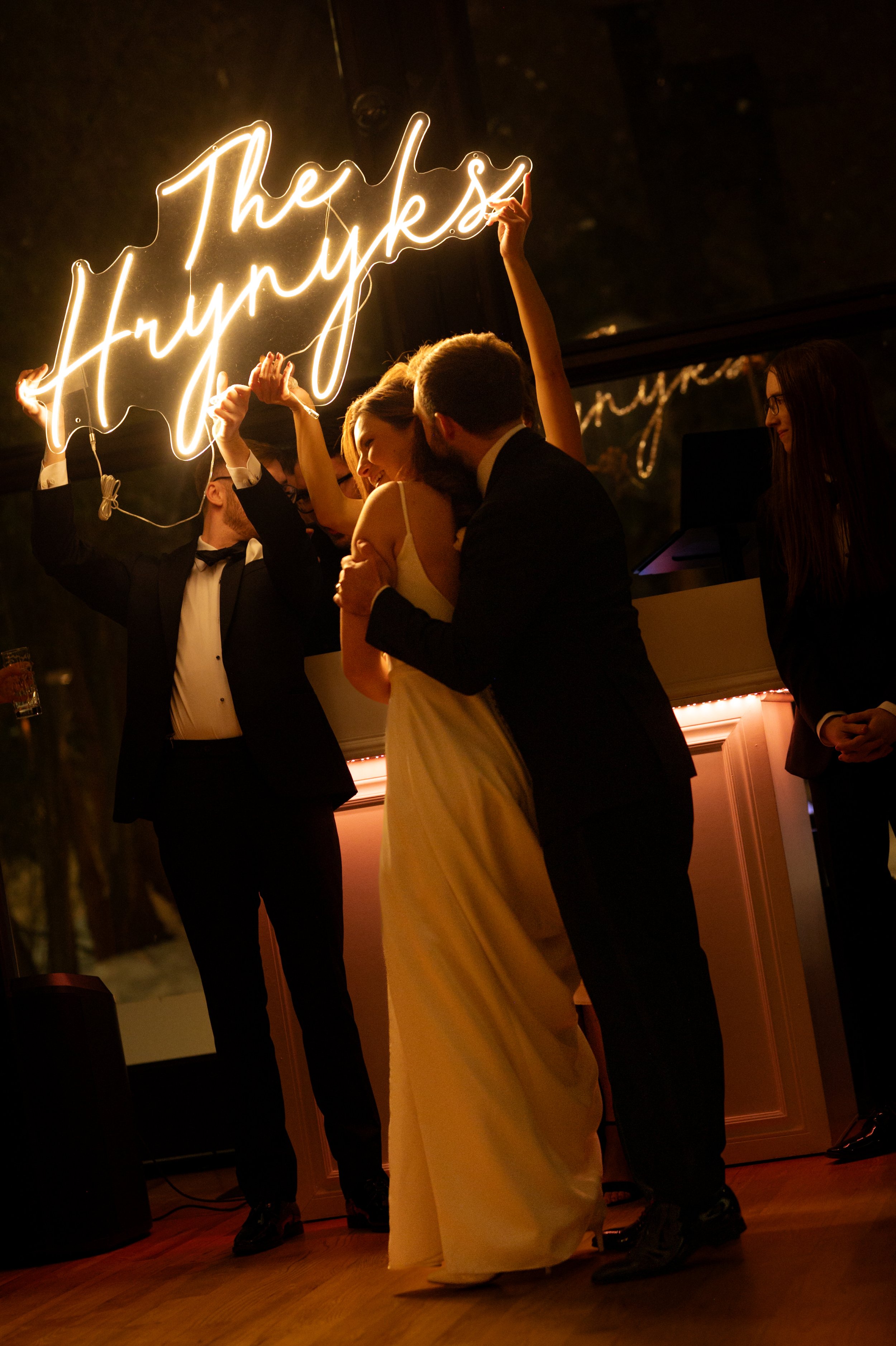 bride-and-groom-reception-entrance-montreal-wedding-la-toundra-valerierosenphotography