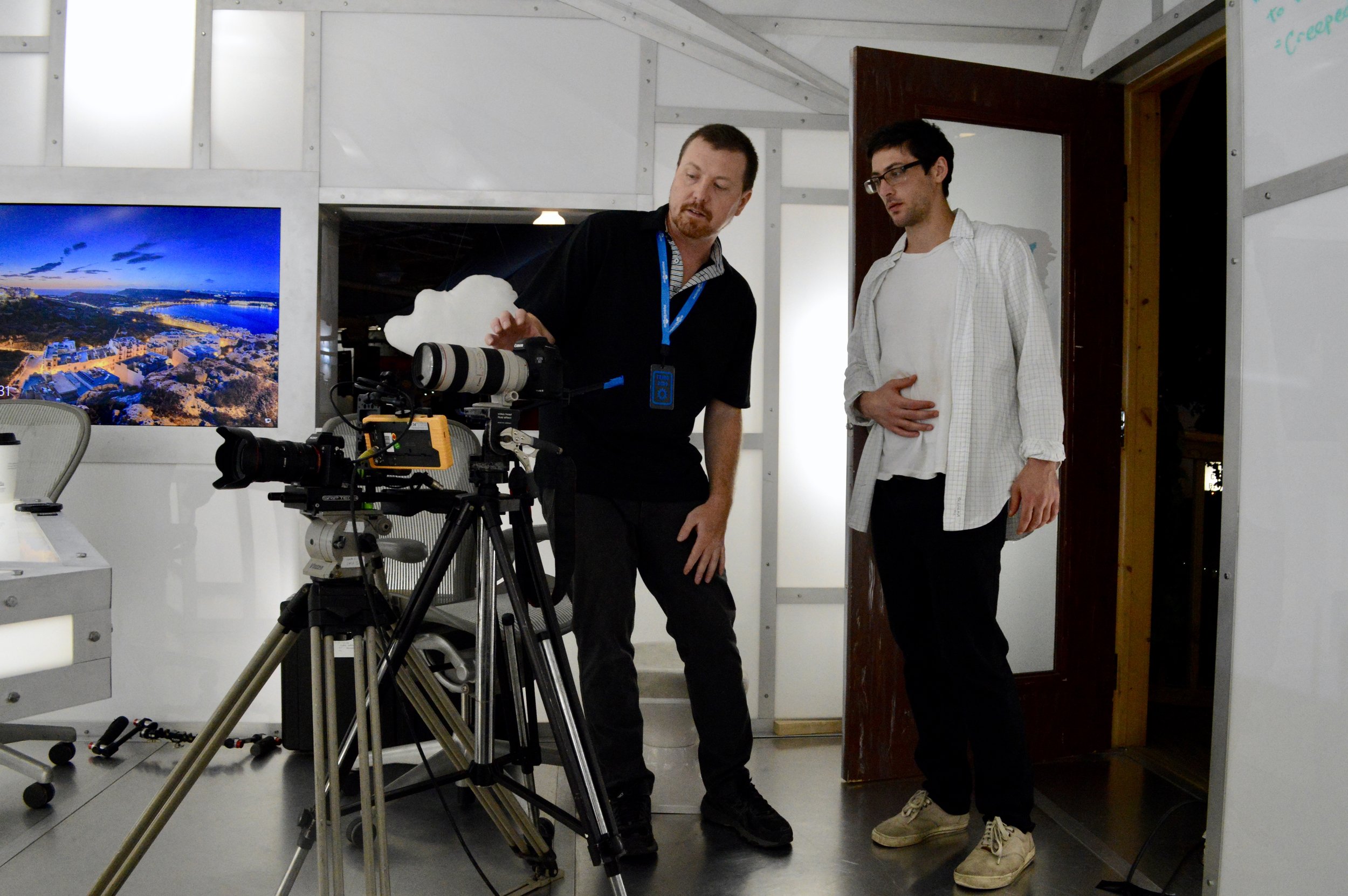 On the set with JumpStart Films
