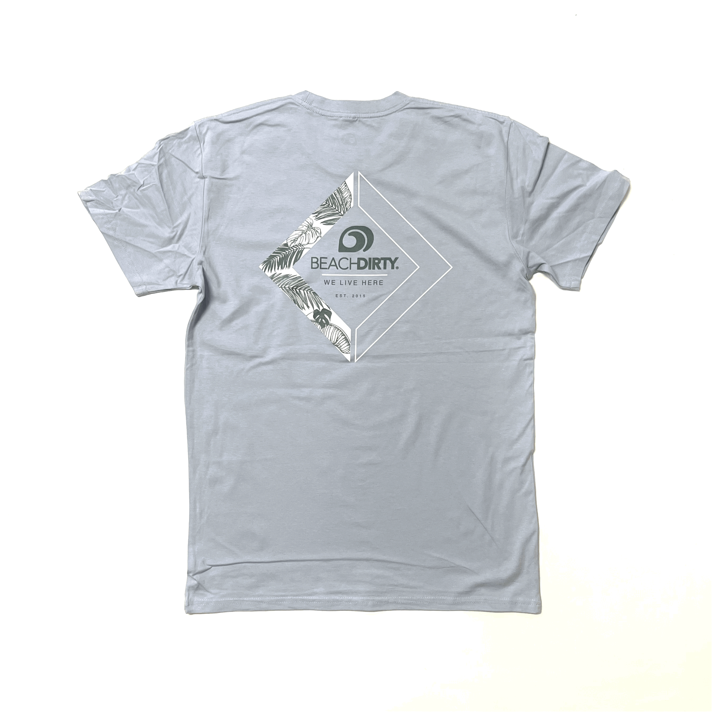 Diamond Tropics Tee - Powder Blue