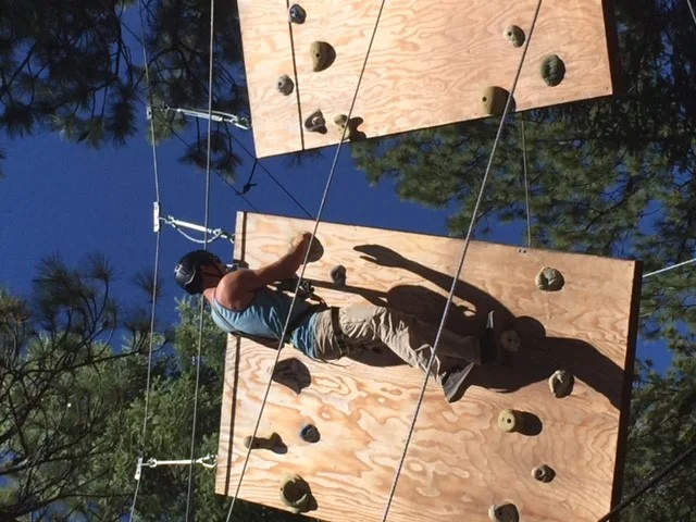 Eben traversing a wall