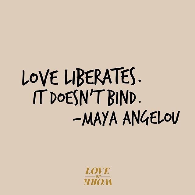 May we liberate each other to be all we were created to be. This is love.
#mayaangelou #lovequotes #freedom