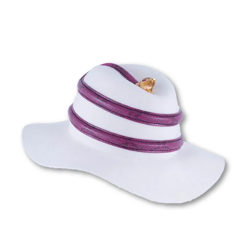 24K BOA - WHITE/PINK (FLOPPY BRIM)