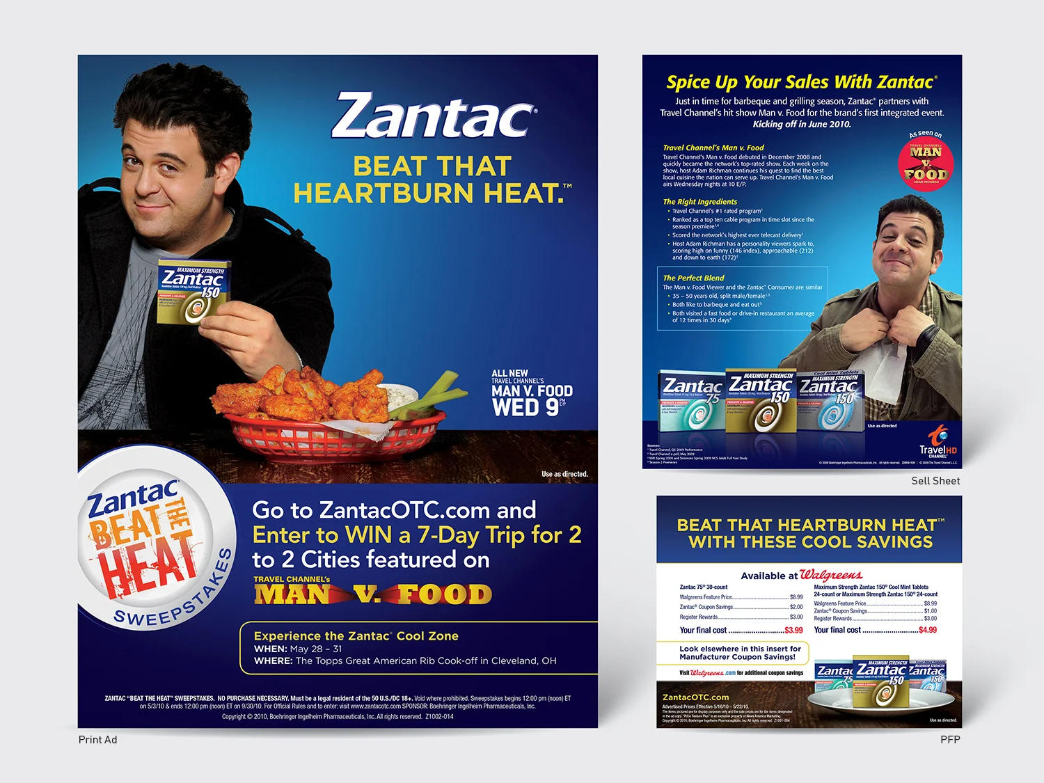   Zantac  Man v. Food Sweepstakes Campaign 