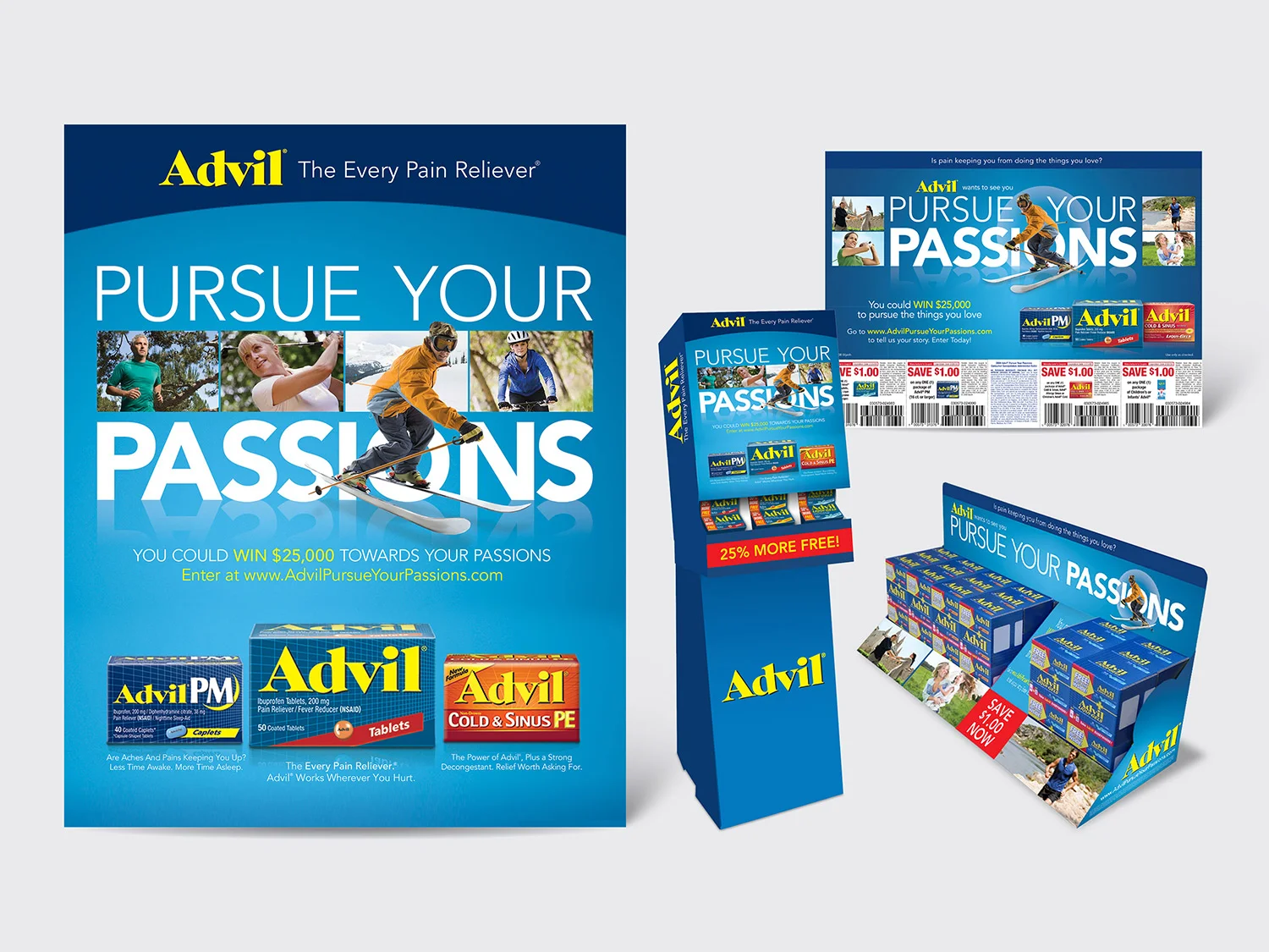 Advil   Pursue Your Passions Campaign
