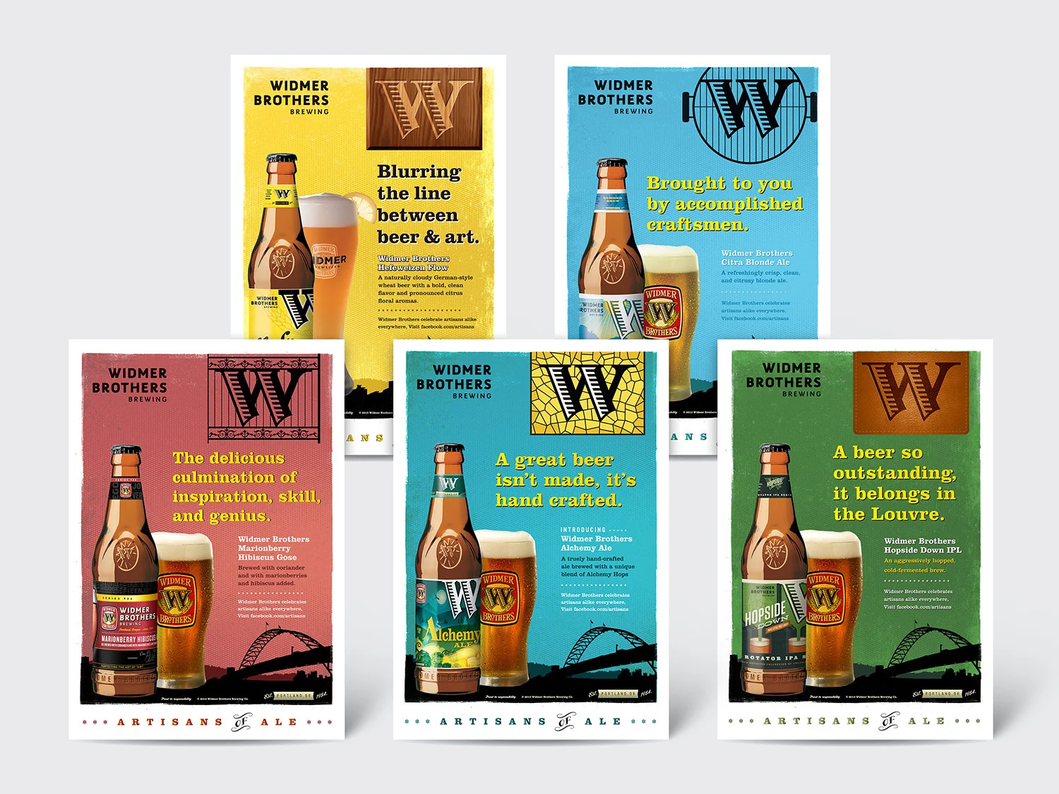 Widmer Brothers Brewing Artisans of Ale Case Card Series