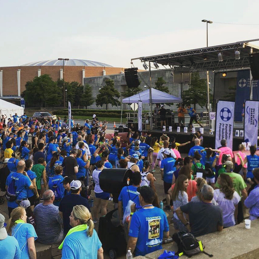 Dallas Overnight Walk! 16 miles at night in the extreme heat all to end suicide! Honored to be a part of this one. #stopsuicide #dallasovernight #tep #gowithtep #tepevents