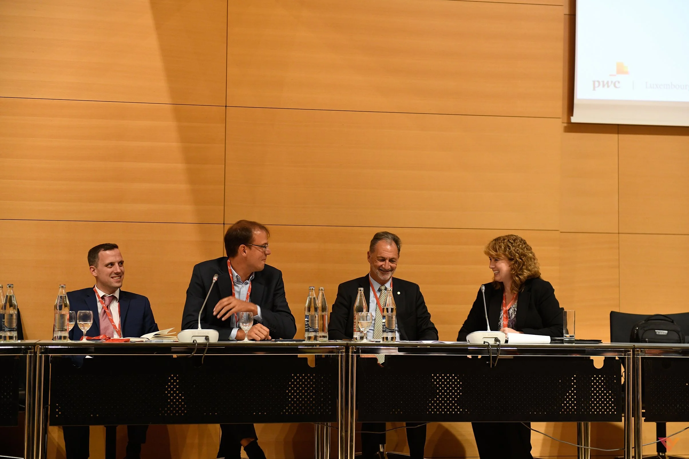 On a panel with members of Financial Intelligence Units (FIU’s) with from three different states : France, Luxembourg and the US.