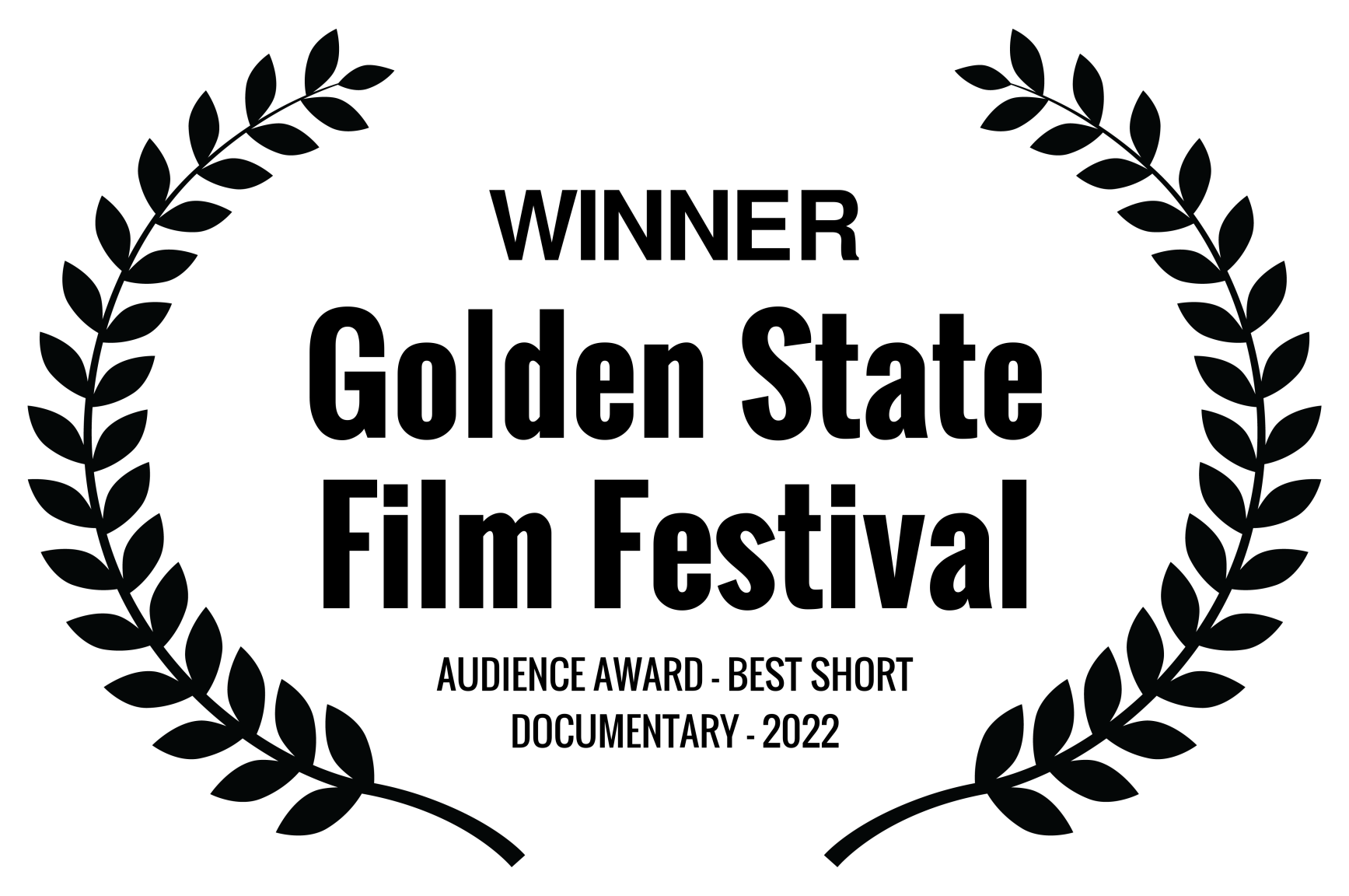 WINNER - Golden State Film Festival - AUDIENCE AWARD - BEST SHORT DOCUMENTARY - 2022.PNG