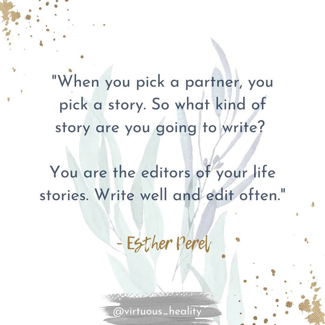 When you begin a relationship, it's not just someone entering YOUR narrative; you're now co-authoring a story together.

The relationship becomes a shared stage where you're playing out your respective roles, and a new narrative unfolds.

You're both