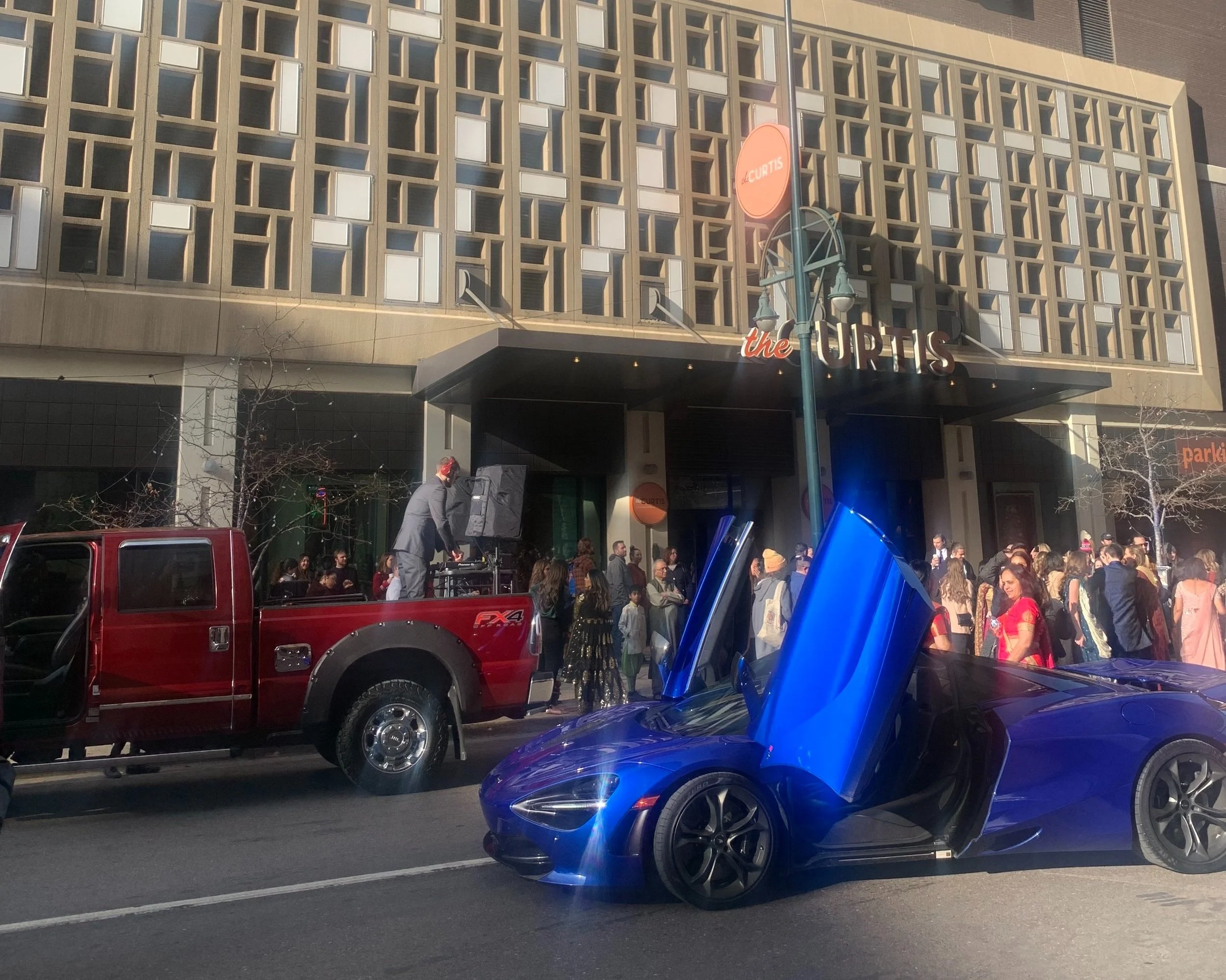 (Video) Downtown Denver Indian Baraat and Wedding Reception