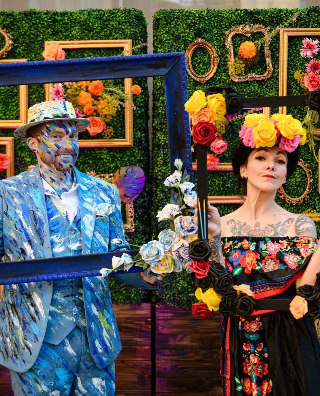 Holiday parties are HERE 🎁✨🎉 and we are SO ready! Our costume warehouse is full of epic looks ready to light it up 🤩 ART never goes out of style. ⁠
⁠
Photo @dearth⁠
Living Paintings @ignightentertainment⁠
Venue @fsdenver⁠
⁠
#livingpaintings #livee