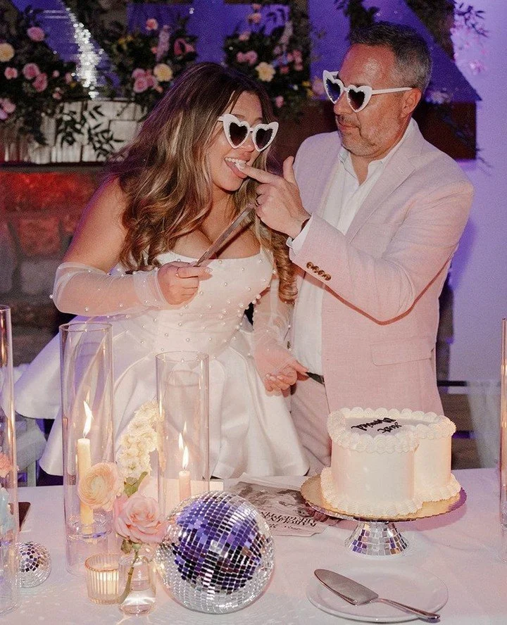 Shining under the disco lights, forever looks brighter 🪩✨⁠ We counted no less than 150 disco balls at this wedding reception, and we loved every minute of it!⁠
⁠
Photos @photographybycatherine1⁠
Entertainment @ignightentertainment⁠
Venue @granbyranc