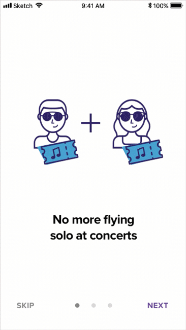 For Onboarding we want to remind users of the value proposition of the app while delivering delightful interactions.