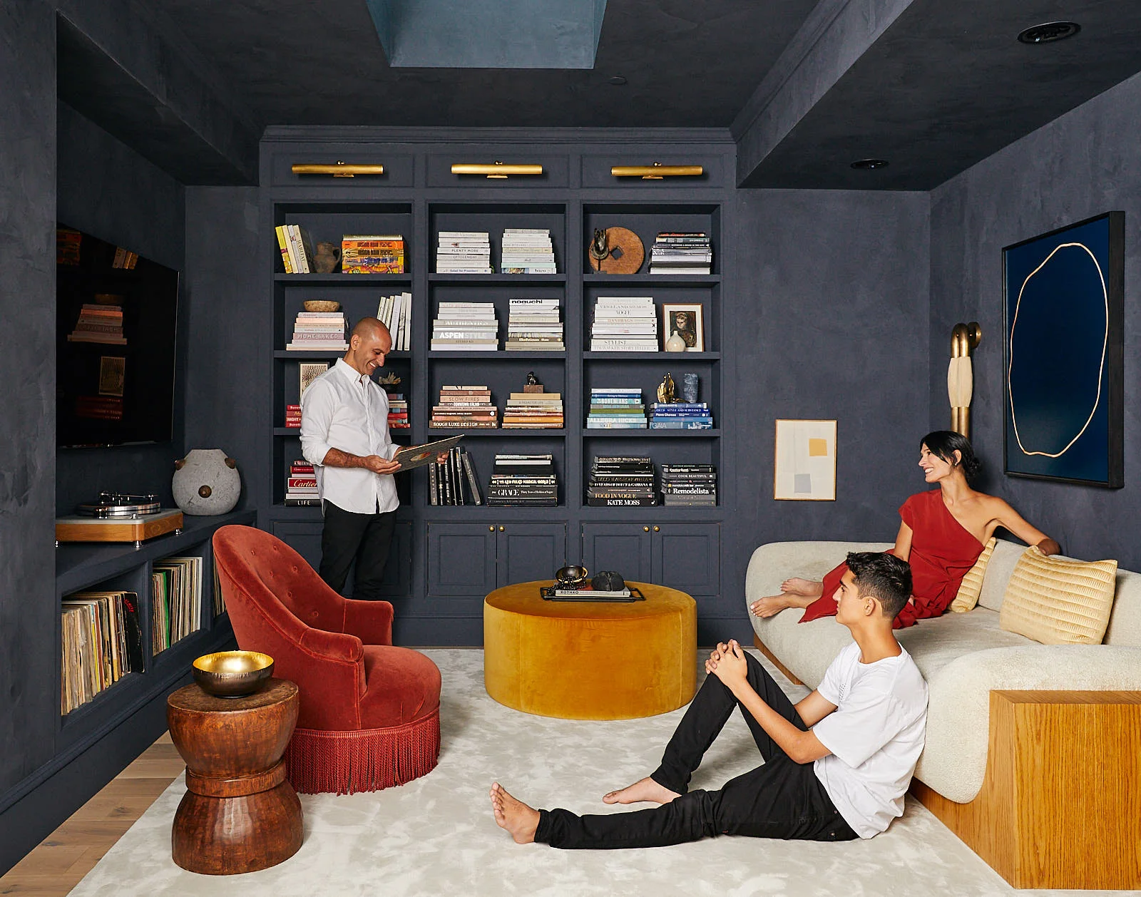 Victor, Athena and Jivan Calderone for Architectural Digest October 2018
