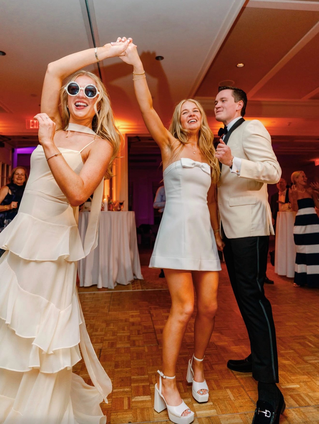 Who&rsquo;s ready for the weekend?! We are! 🍾🥂

Venue @oceanhouseri @oceanhouseweddings 
Florist @sayleslivingstondesign 
Dress @leaannbelterbridal 
HMU @beautybymineko 
Tux @enzocustom
Ceremony Music @goldenscrollsoloists
Officiant @capt66bob
Band