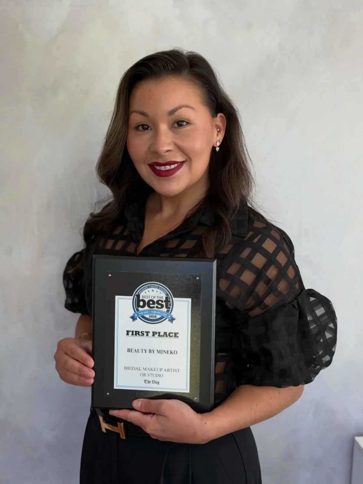 I won FIRST PLACE @thedaysbestof !!! I can&rsquo;t believe that I won first place for Bridal Bridal Makeup Artist for the Best of the Best. It&rsquo;s a beautiful blessing to have a career that I love. The gratitude and thankfulness that I have for e
